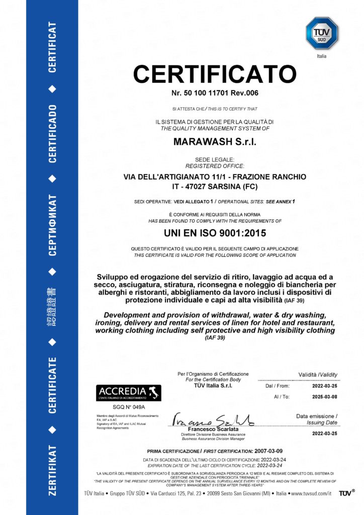 Certificazioni 15